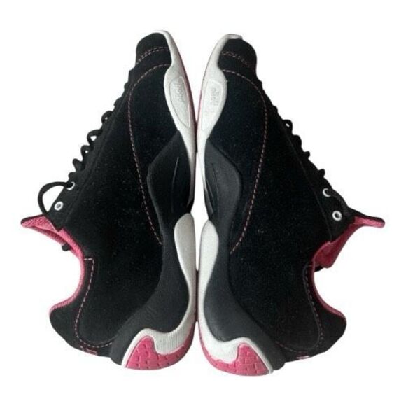 Piloti Prototipo Driving Racing Sneakers Black Suede Leather Shoes Women Size 4 - Picture 4 of 11